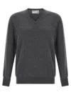 Ballantyne V-neck Sweater Sweaters And Cardigans Gray In Black