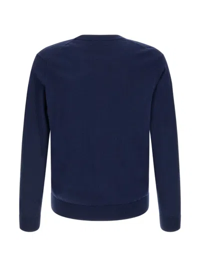 Ballantyne V-neck Cardigan In Blue