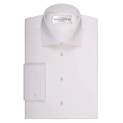 Ballantyne White Cotton Shirt In Neutral