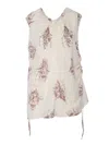 BALLANTYNE WHITE TOP WITH PRINTS