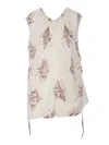 Ballantyne White Top With Prints In White