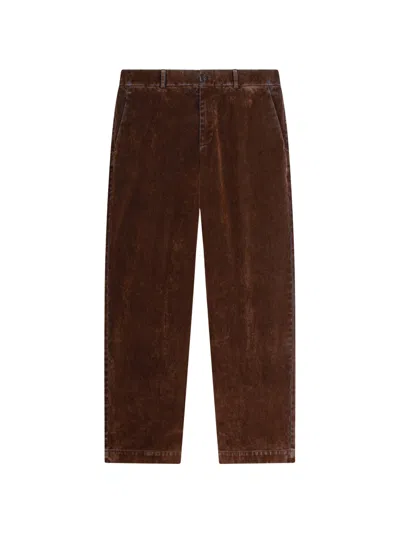 Ballantyne Velvet-effect Straight-leg Jeans In Multi