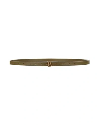 Ballantyne Woman Belt Military Green Size Onesize Leather