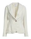 Ballantyne Woman Blazer Pastel Yellow Size 4 Polyester