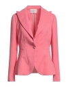 Ballantyne Woman Blazer Pink Size 8 Polyester