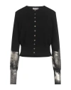 Ballantyne Woman Cardigan Black Size 6 Cashmere In Black