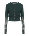 Ballantyne Woman Cardigan Green Size 6 Cashmere In Green