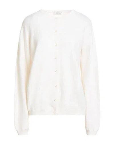 Ballantyne Woman Cardigan Ivory Size 12 Cashmere