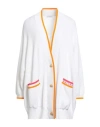 Ballantyne Woman Cardigan White Size 8 Cotton In White