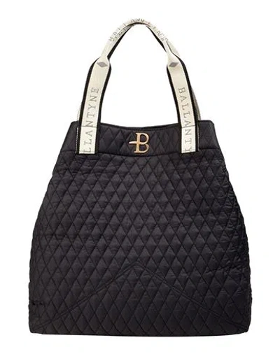 Ballantyne Woman Handbag Black Size - Polyamide, Calfskin