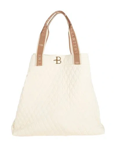 Ballantyne Woman Handbag Cream Size - Polyamide, Calfskin In White