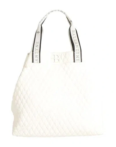 Ballantyne Woman Handbag Ivory Size - Polyamide, Calfskin In White