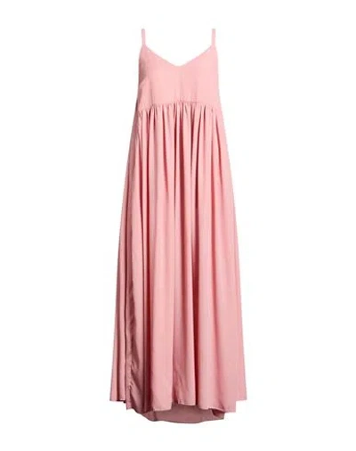Ballantyne Woman Maxi Dress Antique Rose Size 8 Polyester In Pink