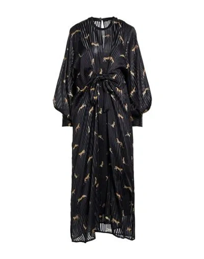 Ballantyne Woman Maxi Dress Black Size 10 Silk