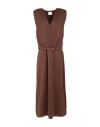 Ballantyne Woman Maxi Dress Brown Size 8 Polyester