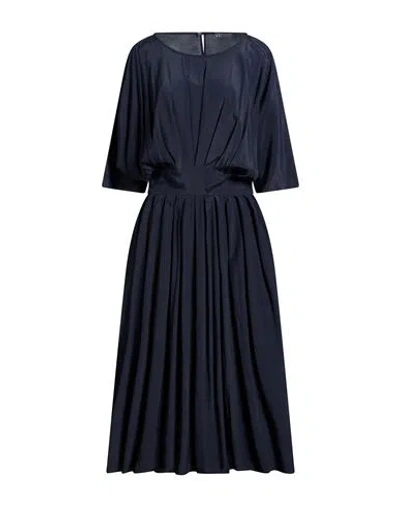 Ballantyne Woman Maxi Dress Midnight Blue Size 4 Viscose
