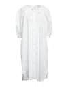 Ballantyne Midi Dresses In White