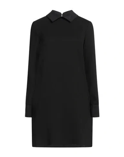 Ballantyne Woman Mini Dress Black Size 4 Virgin Wool