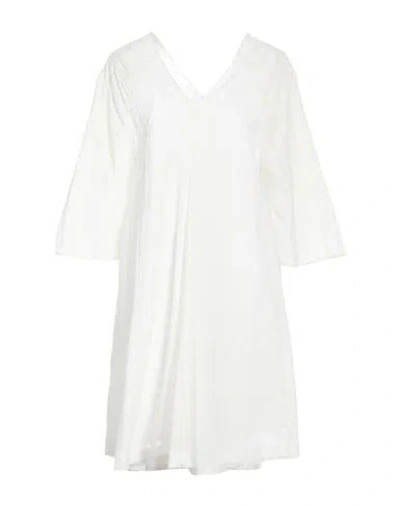 Ballantyne Woman Mini Dress White Size 6 Cotton