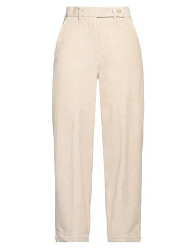 Ballantyne Woman Pants Beige Size 2 Cotton, Linen