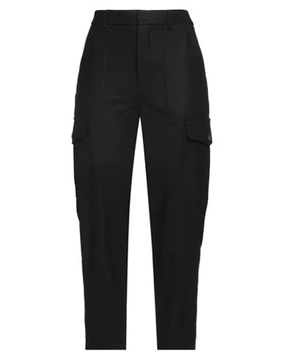 Ballantyne Woman Pants Black Size 10 Virgin Wool, Elastane