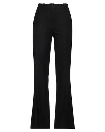 Ballantyne Woman Pants Black Size 2 Virgin Wool, Elastane