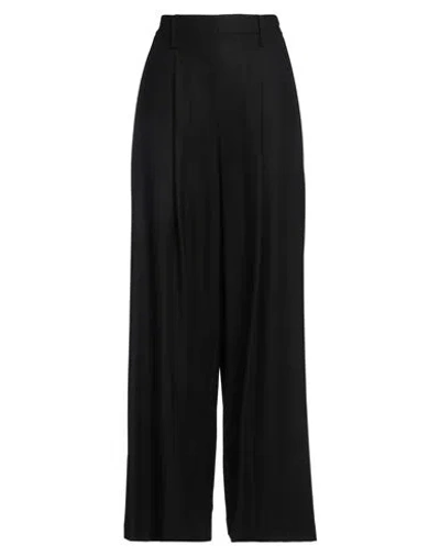 Ballantyne Woman Pants Black Size 8 Virgin Wool, Elastane