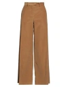 Ballantyne Woman Pants Camel Size 6 Cotton In Brown