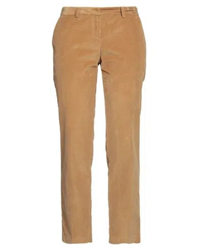Ballantyne Woman Pants Camel Size 8 Cotton In Brown
