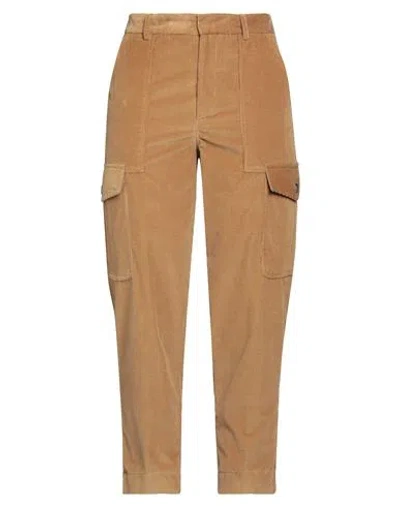 Ballantyne Woman Pants Camel Size 8 Cotton In Brown