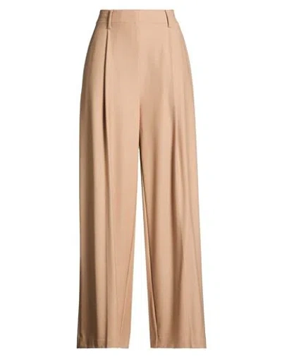 Ballantyne Woman Pants Camel Size 8 Virgin Wool, Elastane In Beige