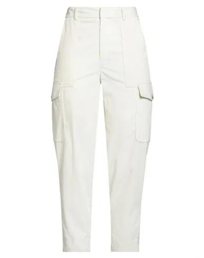 Ballantyne Woman Pants Cream Size 6 Cotton