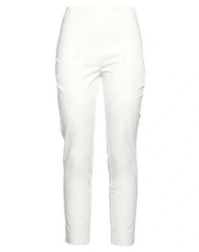 Ballantyne Woman Pants Cream Size 8 Cotton, Elastane