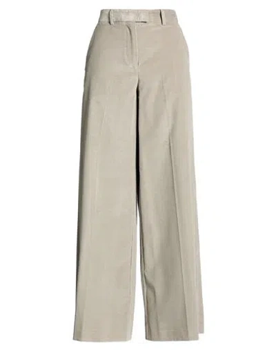 Ballantyne Woman Pants Grey Size 12 Cotton In Gray