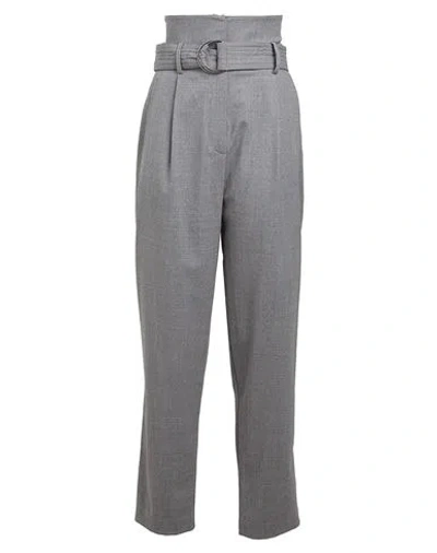 Ballantyne Woman Pants Grey Size 8 Virgin Wool, Elastane