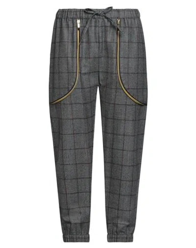 Ballantyne Woman Pants Grey Size 8 Wool, Silk, Linen