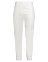 Ballantyne Woman Pants Ivory Size 6 Cotton, Elastane In White