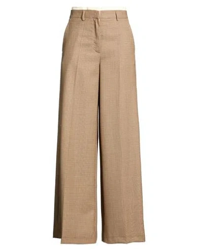 Ballantyne Woman Pants Light Brown Size 4 Virgin Wool In Neutral