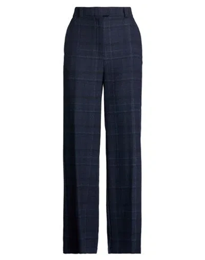 Ballantyne Woman Pants Midnight Blue Size 10 Wool, Cashmere