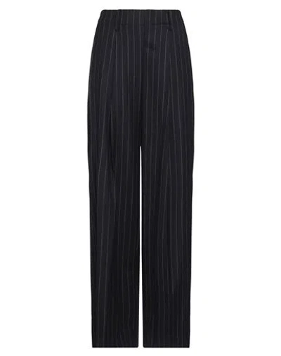 Ballantyne Woman Pants Midnight Blue Size 6 Virgin Wool, Elastane In Black