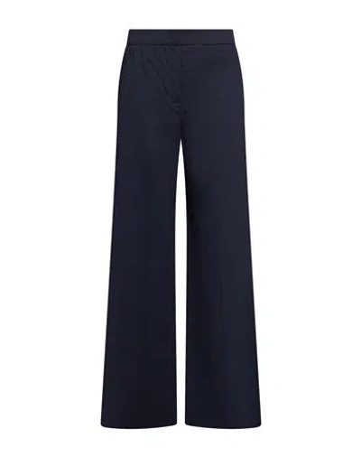 Ballantyne Woman Pants Midnight Blue Size 8 Virgin Wool, Elastane