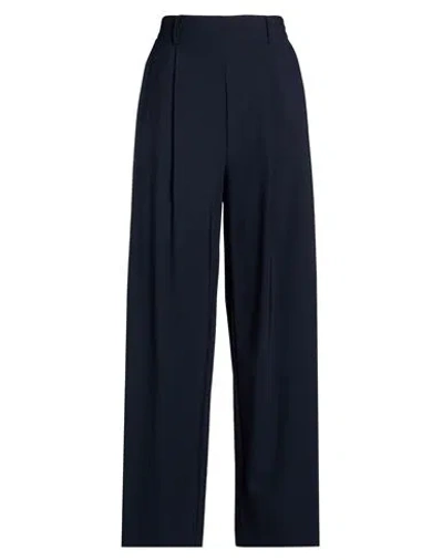 Ballantyne Woman Pants Navy Size 8 Polyester, Virgin Wool, Elastane In Blue