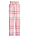 Ballantyne Woman Pants Pink Size 10 Linen, Viscose In Pink