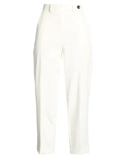 Ballantyne Woman Pants White Size 2 Cotton, Elastane