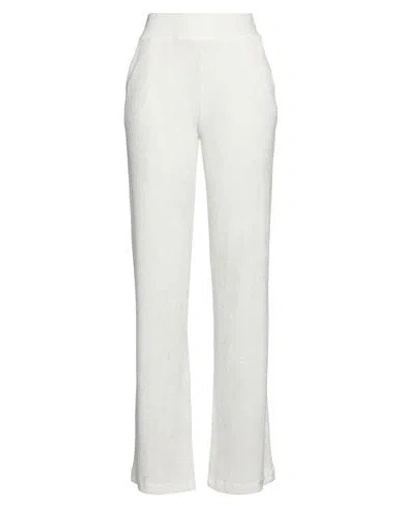 Ballantyne Woman Pants White Size L Viscose, Polyamide