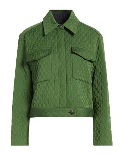 Ballantyne Woman Puffer Green Size 10 Cotton