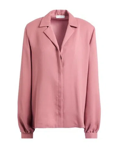 Ballantyne Woman Shirt Antique Rose Size 6 Polyester In Pink
