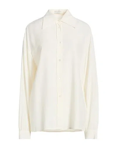 Ballantyne Woman Shirt Cream Size 12 Viscose In White