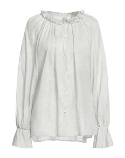 Ballantyne Woman Shirt Light Grey Size 4 Linen