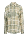 Ballantyne Woman Shirt Sage Green Size 4 Linen, Viscose